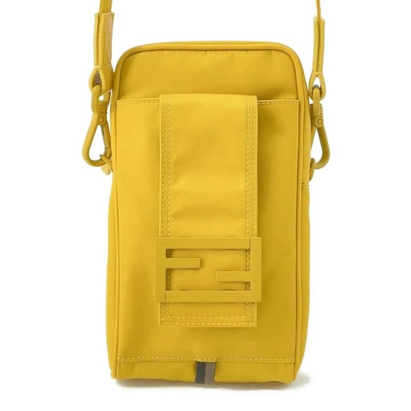 Fendi Nylon Smartphone Phone Holder Pouch Baguette Case - Picture 1 of 8